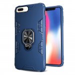 Wholesale Ultimate Shockproof 360 Ring Stand Case with Magnetic Metal Plate for iphone SE 2020 / 8 / 7 (Navy Blue)